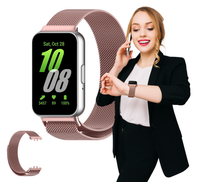 Pasek do SAMSUNG GALAXY FIT 3 opaska na zegarek różowy magnetyczny KOLORY