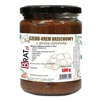 Czeko- krem ORZECHOWY z GORZKĄ CZEKOLADĄ 500g