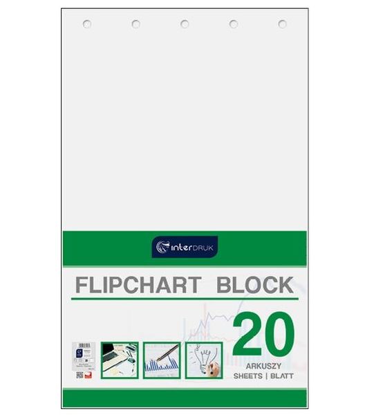 Blok Do Flipchartów 20 Gładki 640X1000 4475 zdjęcie 1