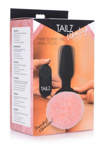 pink bunny tail vibrating anal plug tailz na Arena.pl