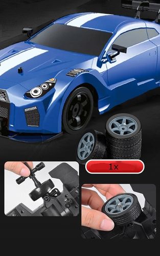 Samochód Zdalnie Sterowany RC DUŻY Auto na pilot 4x4 Drift led dym do drift na Arena.pl