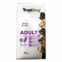 TROPIDOG Lamb Rice 12kg adult Medium Maxi dla dorosłych psów