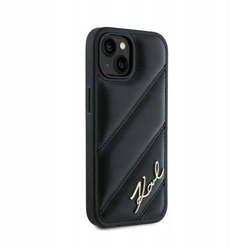 Etui do iPhone 15 / 14 / 13 Karl Lagerfeld Diagonal Quilted Script Case na Arena.pl