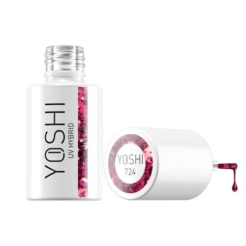 YOSHI Lakier hybrydowy Sugar Twist 6ml - 724 na Arena.pl