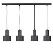 Lampa wisząca 4xE27 LUCE BLACK