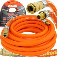 Wąż pneumatyczny do kompresora 20m 1/2 PVC+NBR 12x17mm ORANGE