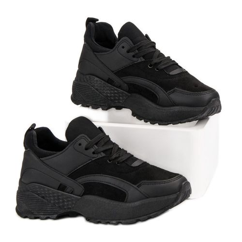 Czarne Sneakersy Na Platformie r.36 na Arena.pl
