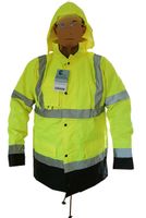 Uran Y kurtka ostrzegawcza robocza BHP zimowa XXL