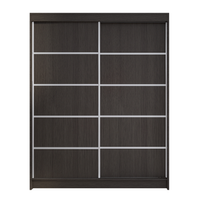 Szafa przesuwna Camino IV 150cm - garderoba - CHOCO