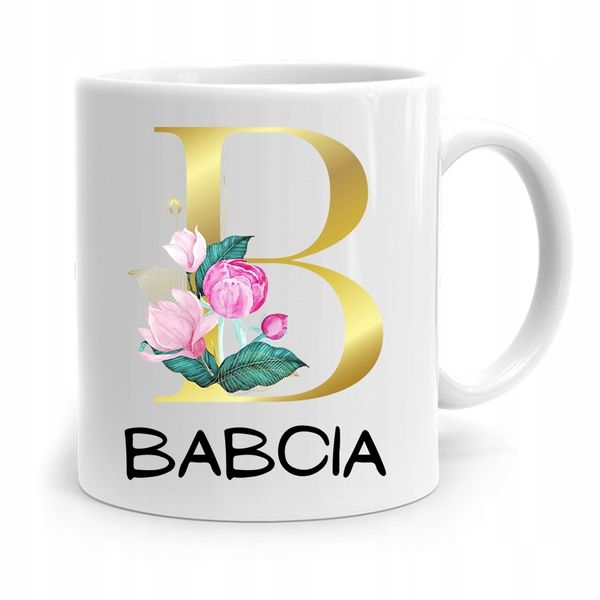 Kubek Dla Babci Na Urodziny Babcia Z Nadrukiem Ze Zdjęciem zdjęcie 1