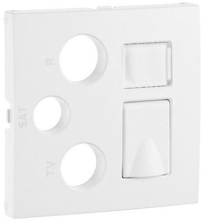 Efapel Aquarella element centralny do gniazda multimedialnego perła 90770 tpe zdjęcie 1