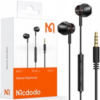 MCDODO SŁUCHAWKI DOUSZNE PRZEWODOWE DO TELEFONU Z MIKROFONEM MINI JACK