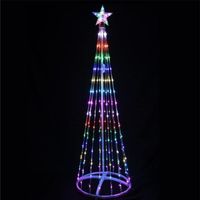 Choinkowa dekoracja LED 180 cm, 220 diod, pilot, 8 trybów, wielokolorowa.