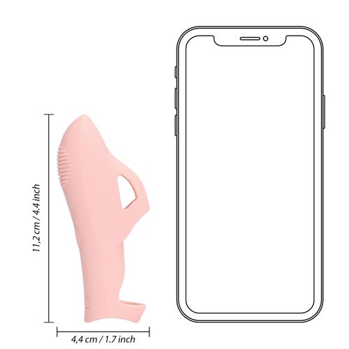 Silicone Finger Vibrator - Touch Of Pink na Arena.pl