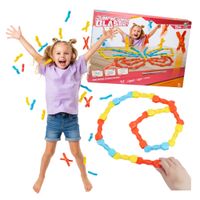 Skaczące klipsy Domino kolorowe klocki 72 el Układanka PREZENT Dziewczynki