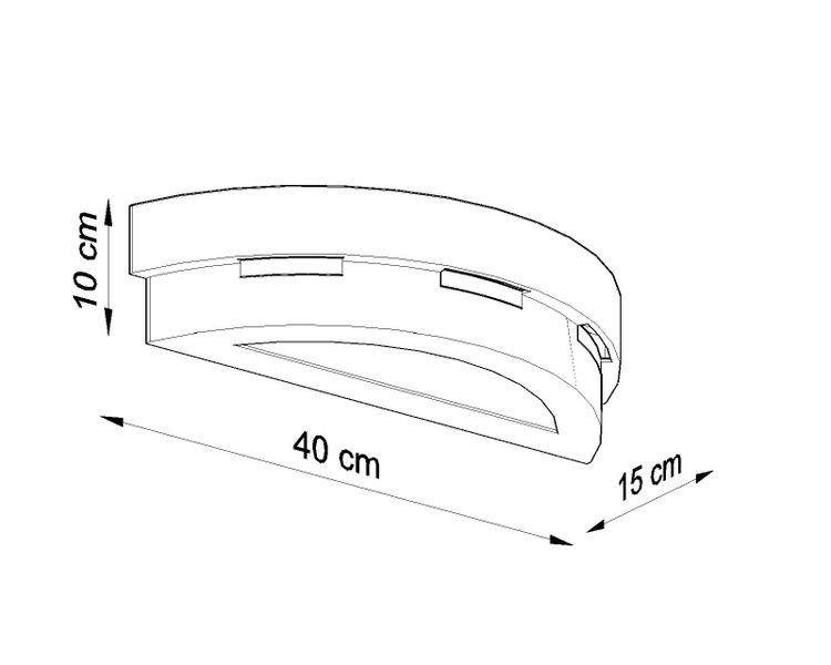 Kinkiet ceramiczny HELIOS zdjęcie 5