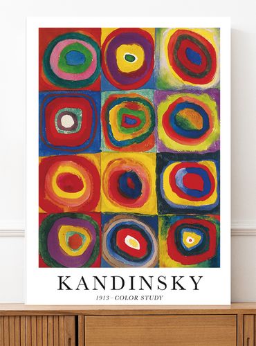 Plakat Kandinsky color study 21x29,7 cm A4 na Arena.pl