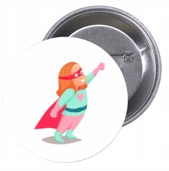 Przypinki buttony SUPER BOHATER badziki TANIO zdjęcie 1