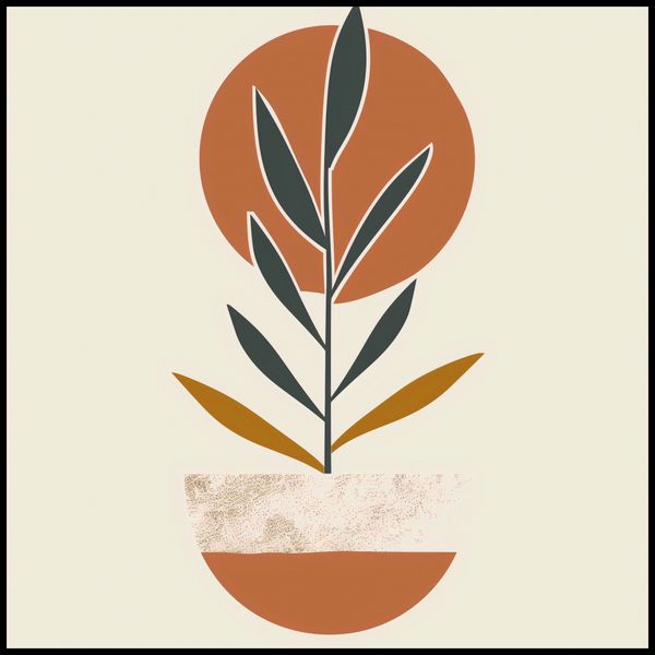 Plakat 100x100cm Ograniczna Symetria zdjęcie 2