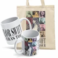 Zestaw torba bawełniana na zakupy + kubek Taylor Swift The Eras Tour
