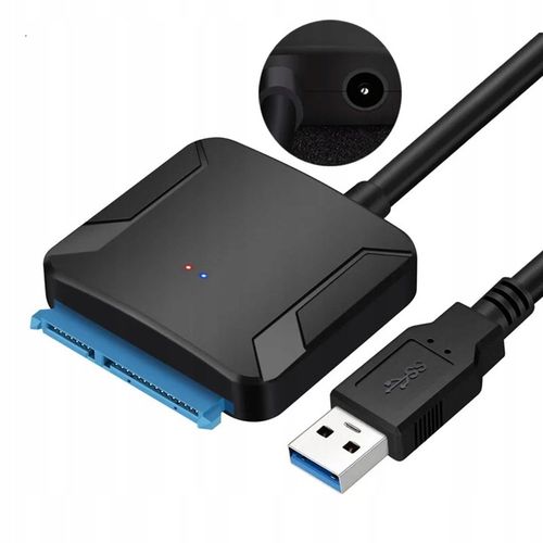 Adapter SATA USB, USB 3.0 na SATA III, adapter do dysku twardego 2,5" 3,5" na Arena.pl