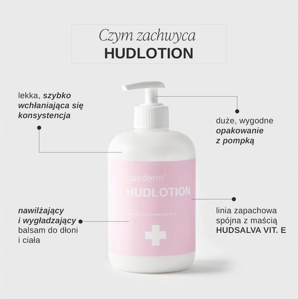 Swederm zestaw Hudlotion nawilżający balsam do dłoni i ciała zdjęcie 2