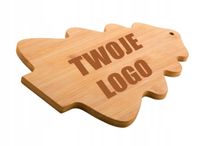 GRAWEROWANA deska do krojenia choinka świąteczna firmowa Z TWOIM LOGO 50szt