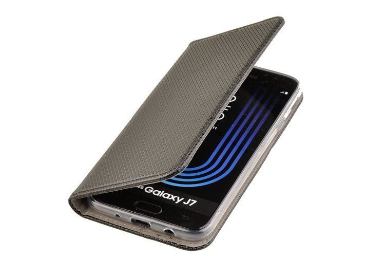 Etui Smart do SAMSUNG Galaxy J7 2017 J730 czarny zdjęcie 1