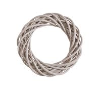 Wianek wiklinowy beżowy 20cm   129CAN12545-7BE