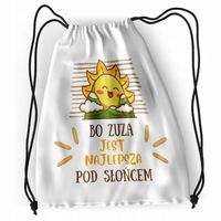 Plecak Dla Zuzy Sportowy Szkolny Worek Torba Z Nadrukiem Ze Zdjęciem