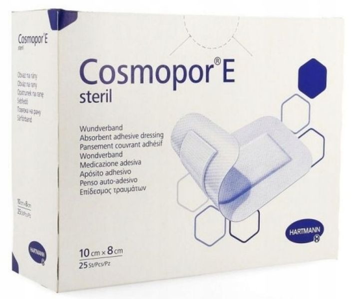 COSMOPOR E Steril opatrunek 10cm x 8cm 25szt zdjęcie 1