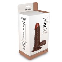 dildo realistic dildo real rapture brown 6.5