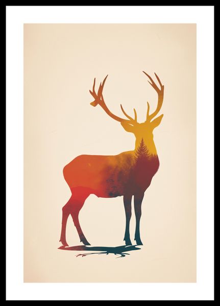 Plakat 30x45cm Światło Leśnego Monarchy zdjęcie 3