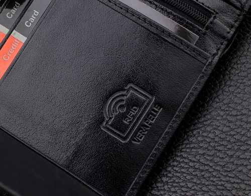 Portfel Męski Pierre Cardin Skórzany Czarny RFID Torebka Certyfikat Q1 na Arena.pl