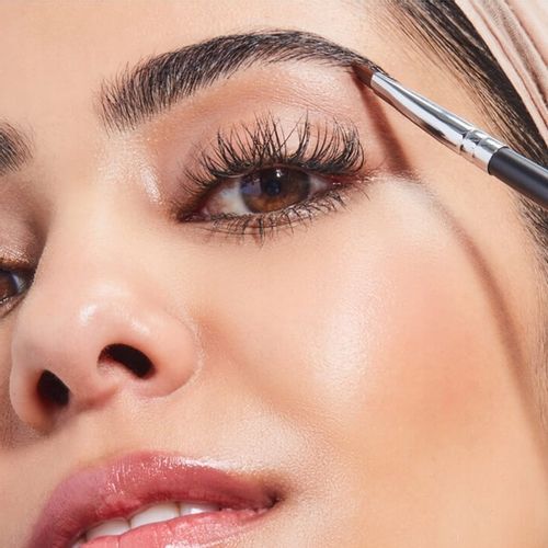 Pędzelek Skośny Do Brwi Ze Szczoteczką Do Rzęs na Arena.pl