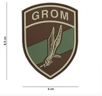 Naszywka GROM 3D PVC Oznaka Rozpoznawcza polowa #2089 101 INC