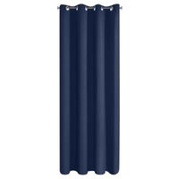 Zasłona na przelotkach LOGAN 135x250 granatowa