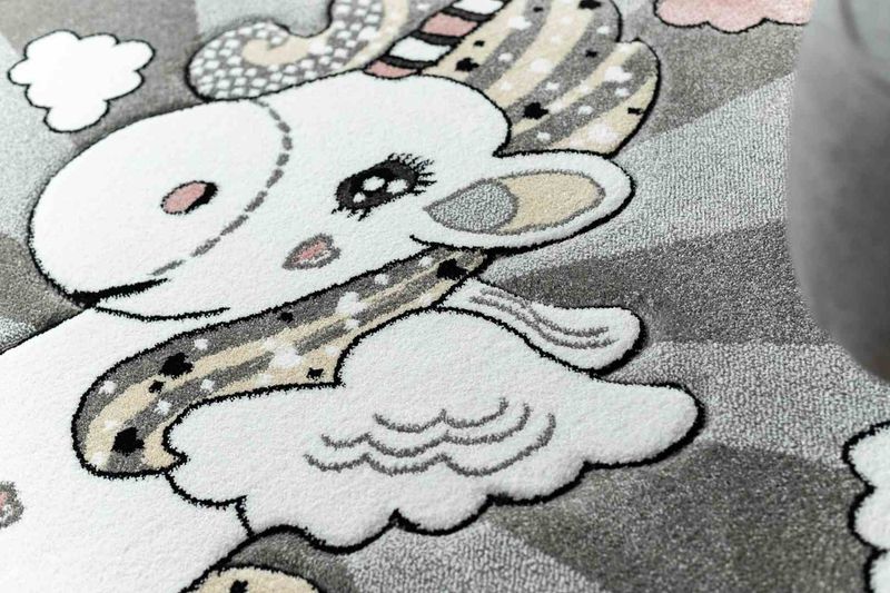 RUG/LU/TINIES/UNICORN/GREY/R160 zdjęcie 4