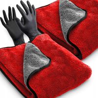 2x RĘCZNIK Z MIKROFIBRY DO OSUSZANIA SAMOCHODU 90x60 XXL ULTRA CHŁONNY