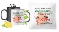 Dla Zakonnicy Zestaw Kubek Magiczny + Poduszka Z Nadrukiem Ze Zdjęciem