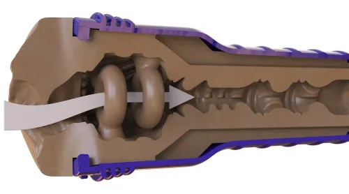 fleshlight boost bang dark - system kontroli powietrza, brązowy 24,8 cm na Arena.pl