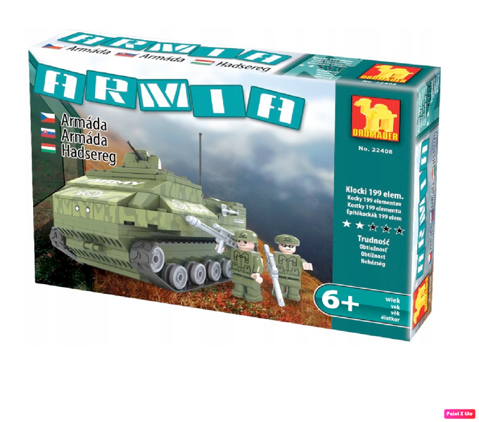 DROMADER 22408 Klocki Armia Czołg zdjęcie 1