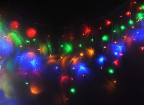 Lampki 200 LED 30V sople - multicolor na Arena.pl