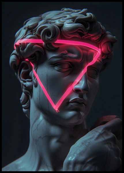 Plakat 67,5x95cm Neonowy Renesans zdjęcie 2
