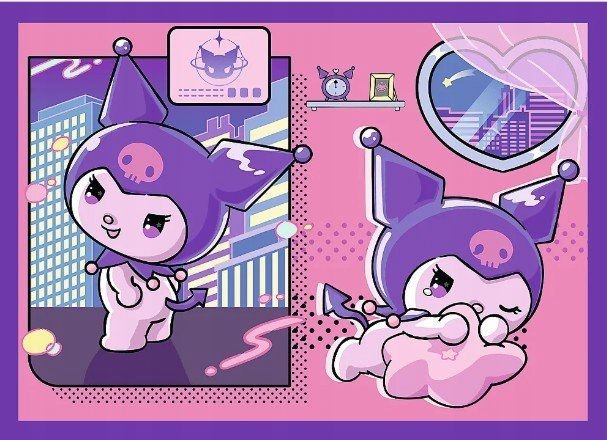 Puzzle 4W1 Dzień Kuromi Hello Kitty 34676 zdjęcie 5
