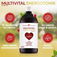 Multivital Energotonik Tonik Witalny Domowa Apteczka płyn 1000ml