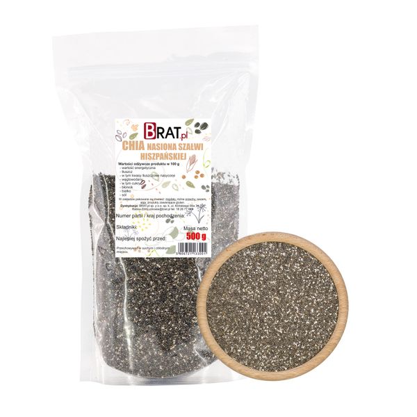 Nasiona chia 500g zdjęcie 1