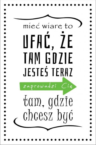 Mieć wiarę – magnes zdjęcie 1