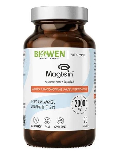 Biowen Treonian magnezu 100 kaps zdjęcie 1