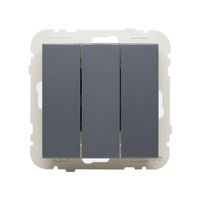 Efapel Logus90 łącznik 3-klawiszowy grafit 90088 kwis